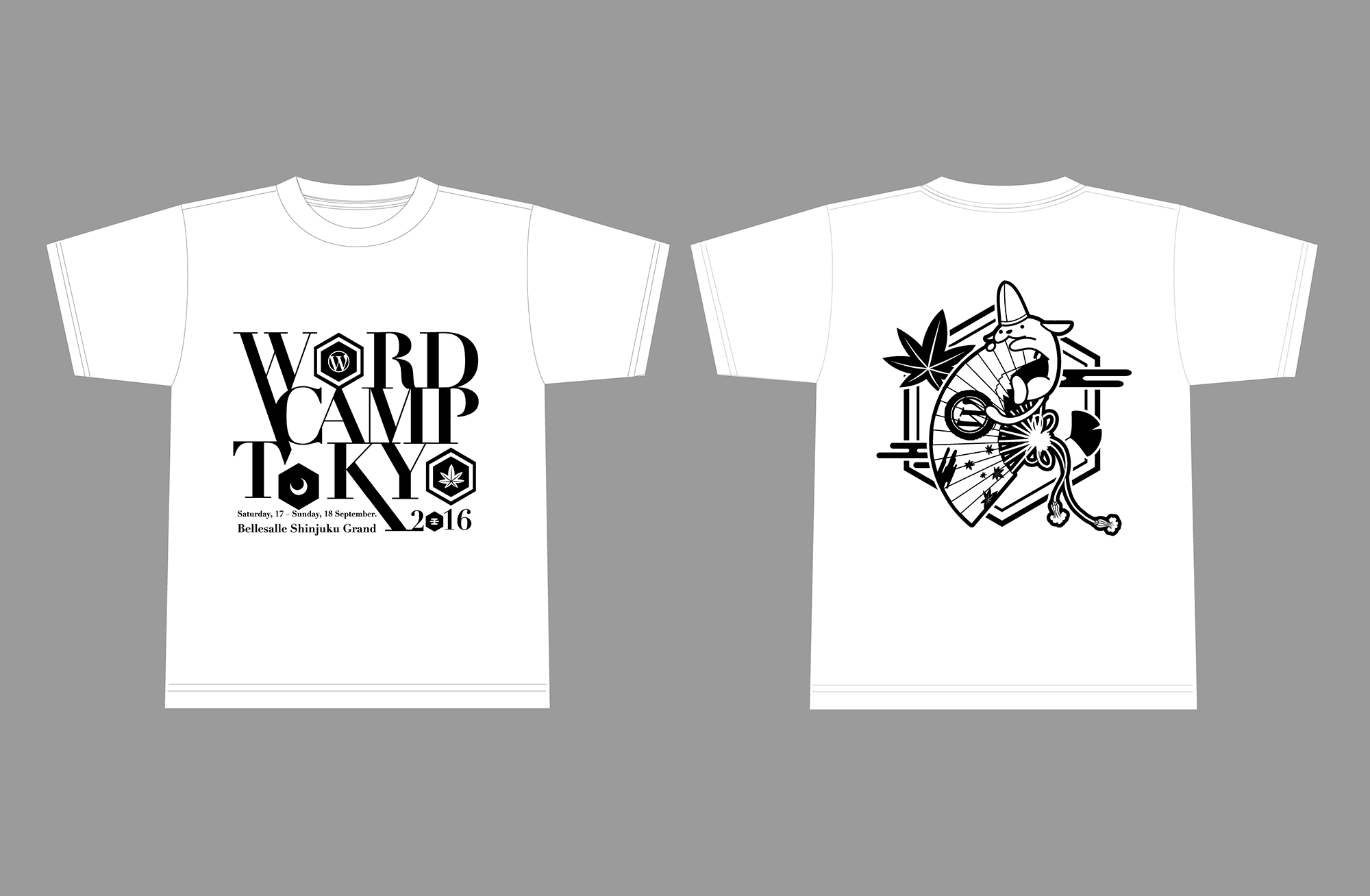 WordCamp Tokyo 一般参加Tシャツ (白)