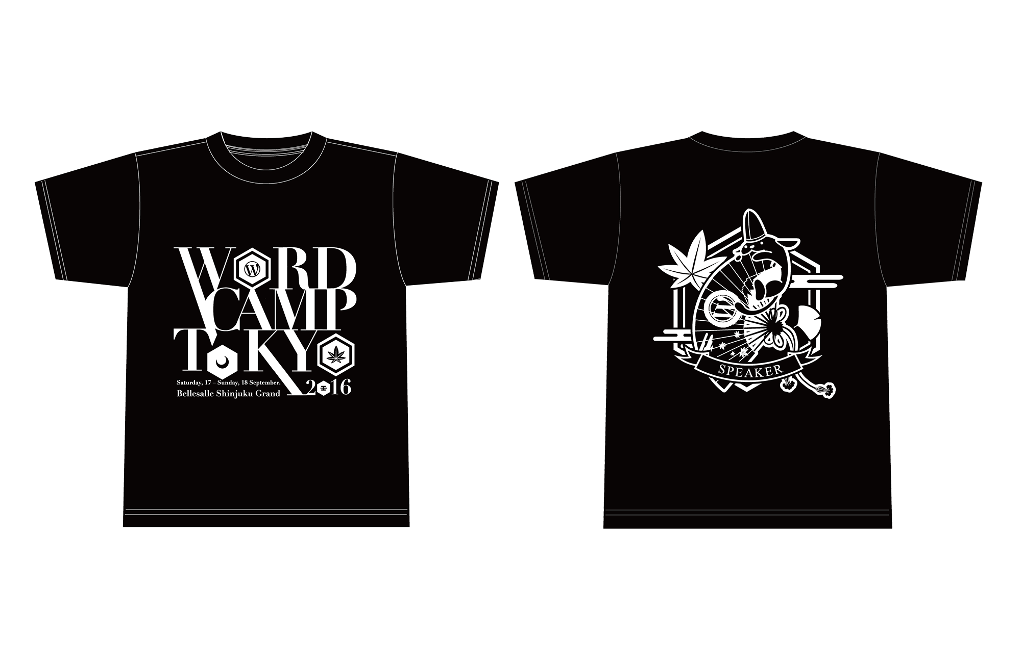 WordCamp Tokyo スピーカーTシャツ (黒)